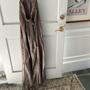 Club Monaco strapless shimmer maxi dress
